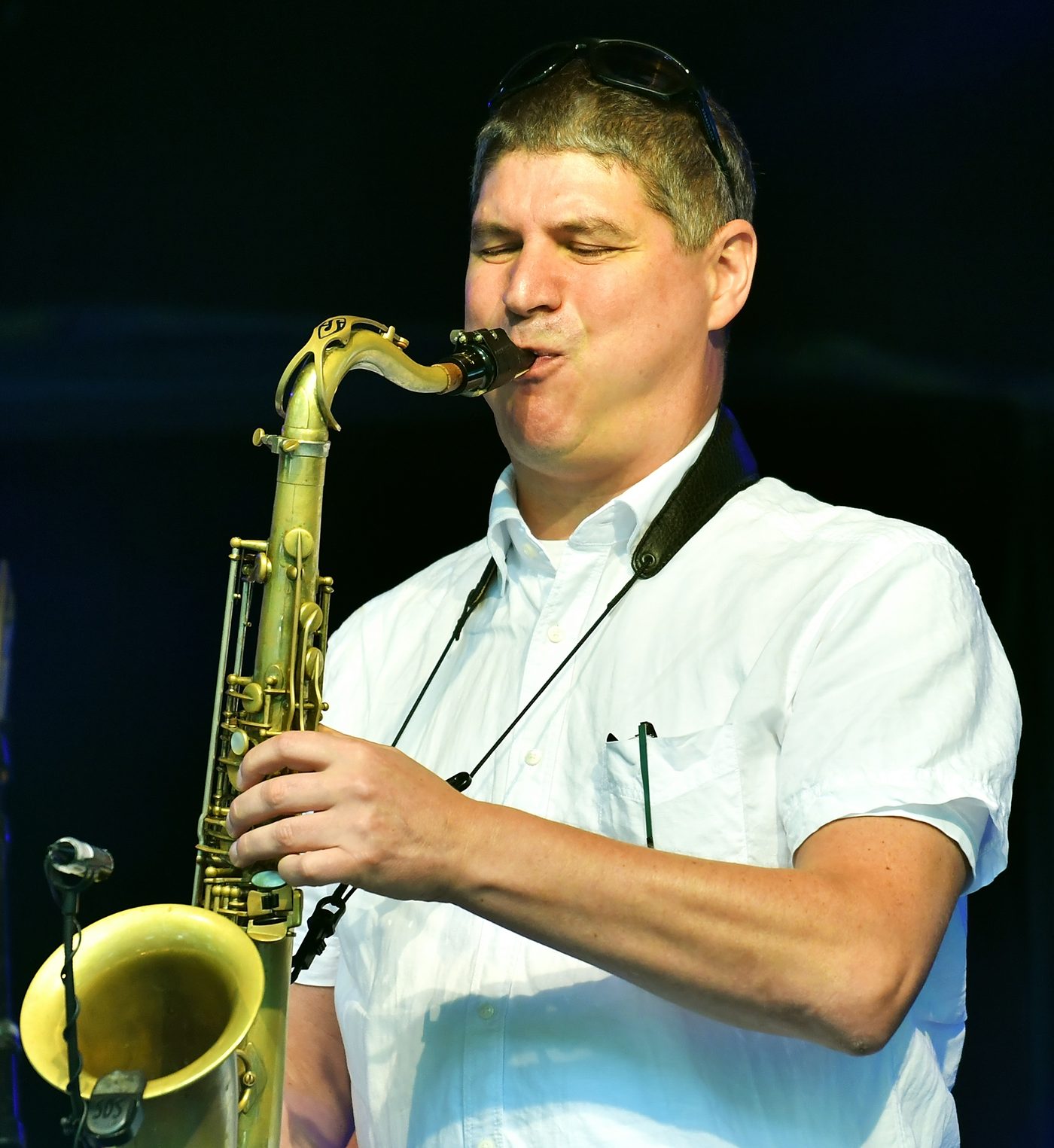 Dirk Jäger am Saxophon